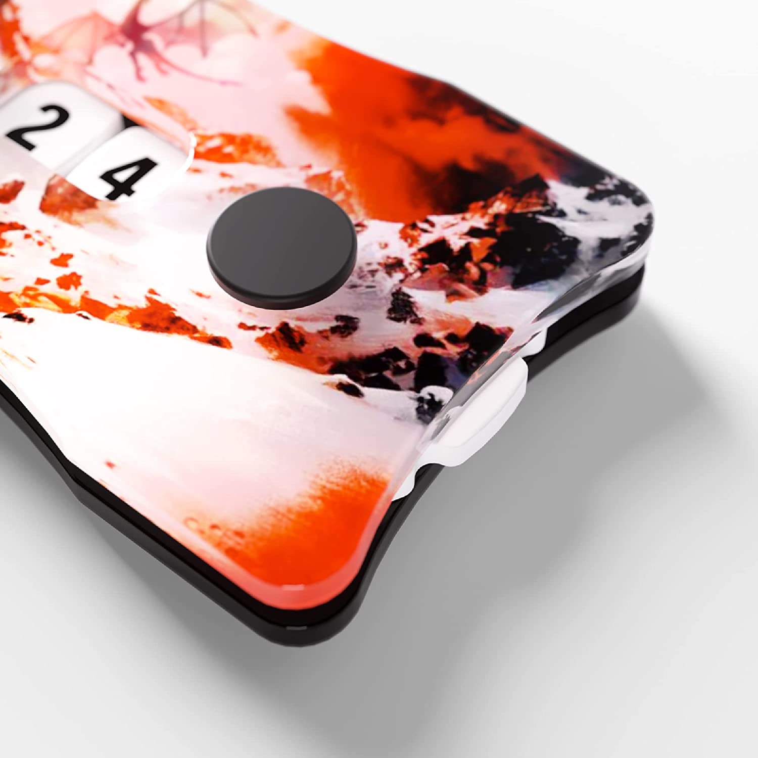Double Life Counters | Double Dials Mountain Design | Count Life or Victory Points | Use with Tabletop Games, Collectible Card Games and Living Card Games | Premium Acrylic | Made by Gamegenic Mountai