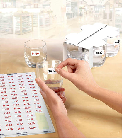 Avery L4730REV-25 Self-Adhesive Removable Labels, 270 Labels per A4 Sheet, white, 17,8 x 10 mm