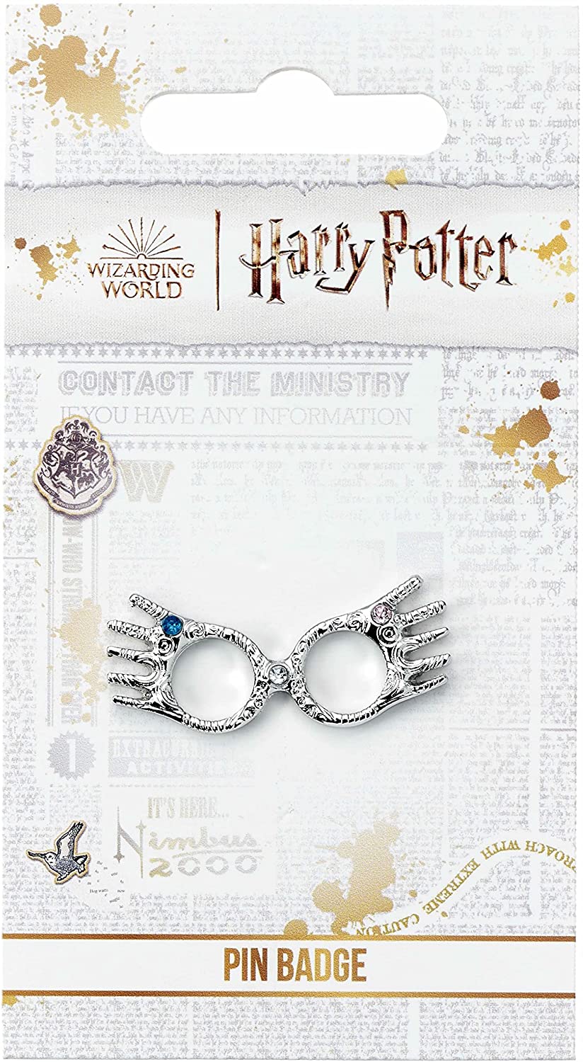 Official Harry Potter Luna Glasses Pin Badge