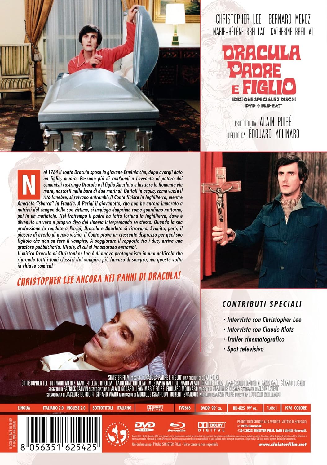 Dracula Padre E Figlio, Special Edition, Dvd + Blu-Ray Mod