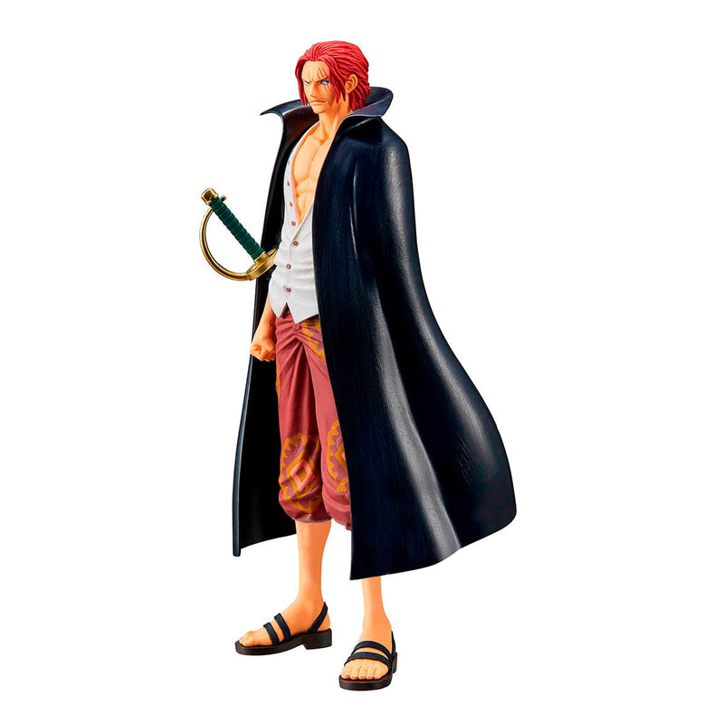 Banpresto One Piece RED Actionfigur Shanks Vol.2 The Grandline Men aus Kunststoff, von Bandai.