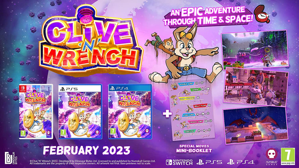 Clive 'n' Wrench (PS4) PlayStation 4 Standard Edition