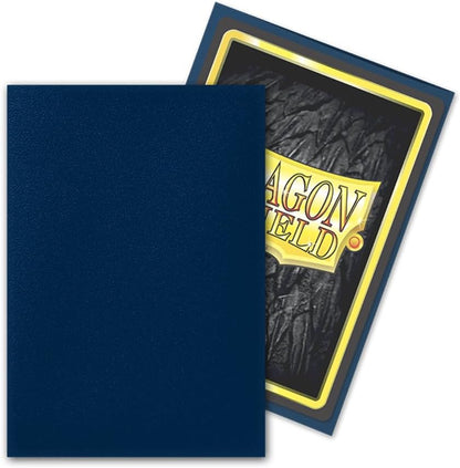 Dragon Shield – Dragon Shield Matte Japanese Midnight Blue 60 CT Japanese Size Card Sleeves - Yu-Gi-Oh! Card Sleeves Smooth & Tough - Compatible with Yu-Gi-Oh!