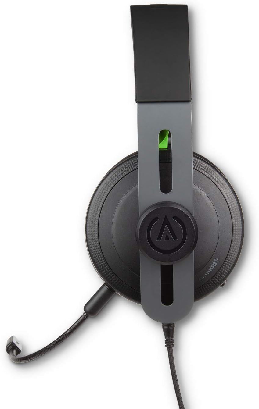 PowerA FUSION Pro Wired Gaming Headset for Xbox, Headphones, Xbox Series X, Xbox One, Chat, Gaming Audio - Xbox Series X Black Green