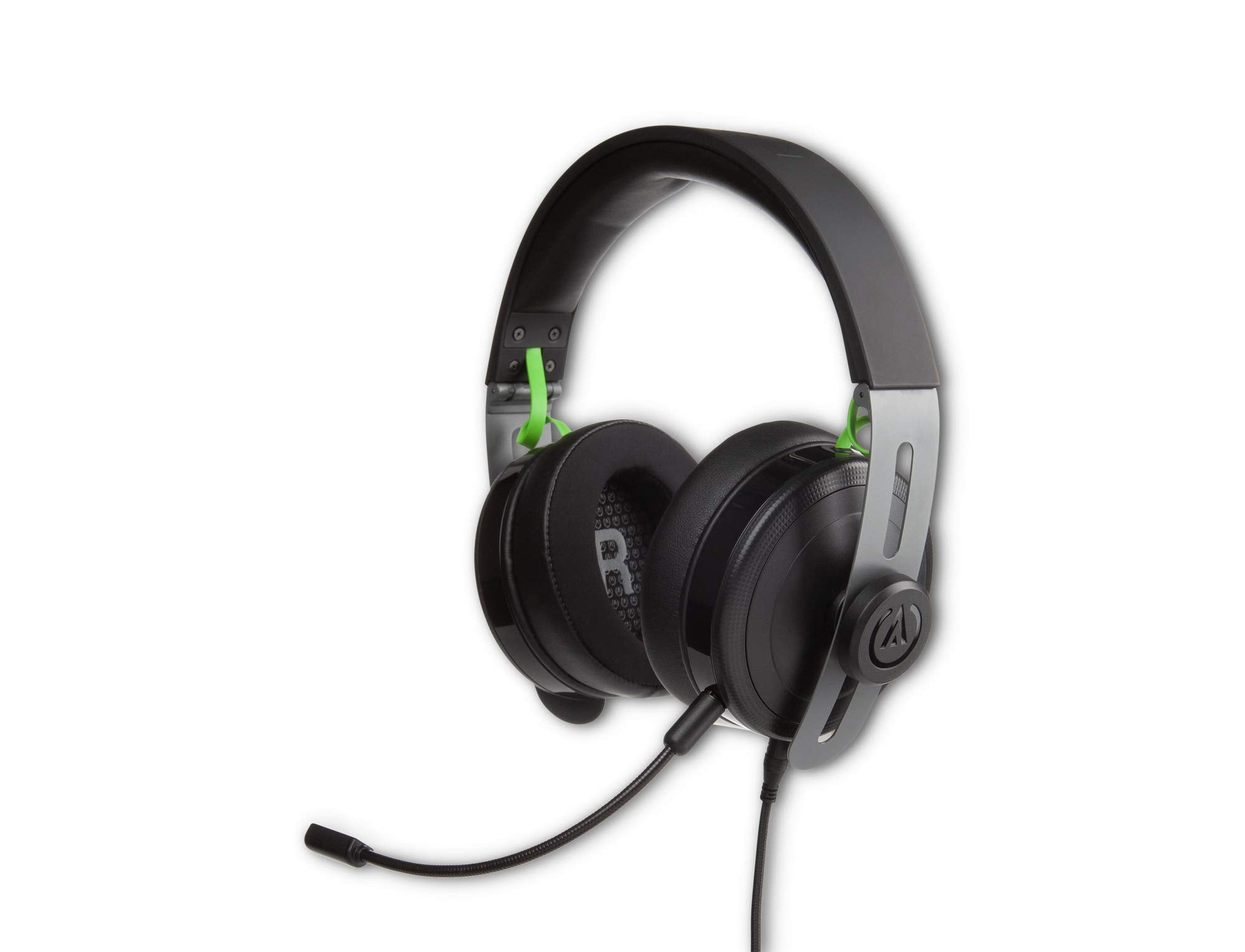 PowerA FUSION Pro Wired Gaming Headset for Xbox, Headphones, Xbox Series X, Xbox One, Chat, Gaming Audio - Xbox Series X Black Green