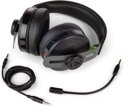 PowerA FUSION Pro Wired Gaming Headset for Xbox, Headphones, Xbox Series X, Xbox One, Chat, Gaming Audio - Xbox Series X Black Green