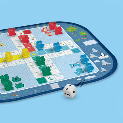 SES Creative-& Go-Ludo-quartett-rasende Wrap&Go Viajar-Parchís-El Juego de Las familias-Bloques de Velocidad (02236