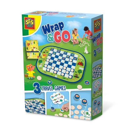 SES Creative- Wrap&Go Viajar-Damas-Juego de Memoria-Hago la Maleta (02237
