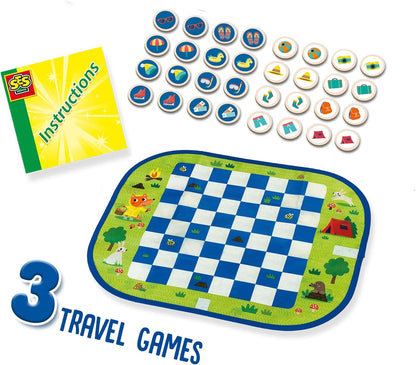 SES Creative- Wrap&Go Viajar-Damas-Juego de Memoria-Hago la Maleta (02237
