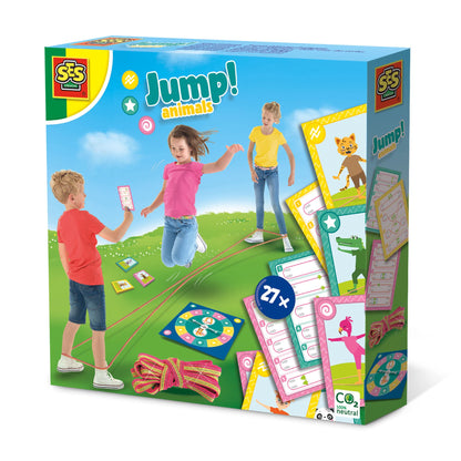 SES Creative 02248 Jump Animals-French Skipping Challenges Jump! animals - French skipping challenges