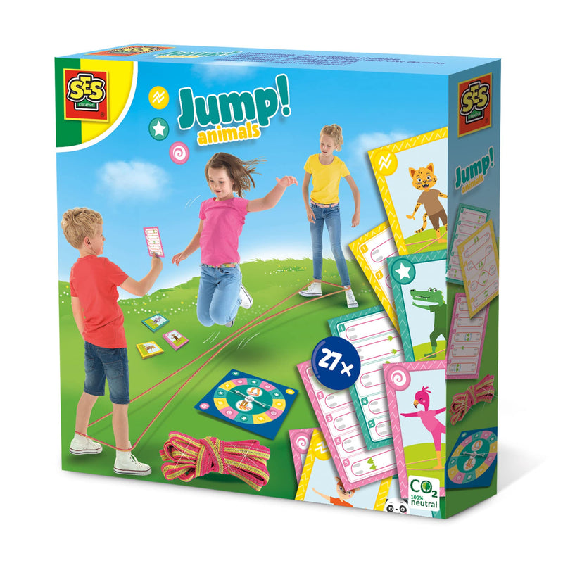 SES Creative 02248 Jump Animals-French Skipping Challenges Jump! animals - French skipping challenges