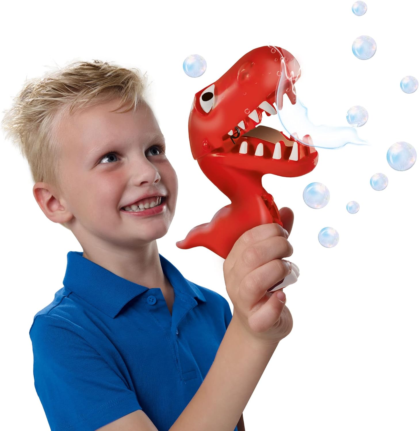 SES Creative- Ataque de Burbujas de Dinosaurio, Color Rojo, Talla única (02250)