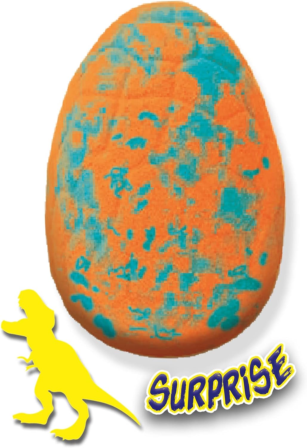 SES Creative 25125 Dino Bath Bomb Surprise - Discover which Dino Comes Out of The Egg, Nice, Big Bath Bomb (160g) Age 3+