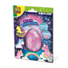 SES Creative 25126 Unicorn Bath Bomb Surprise - Discover which Unicorn Comes Out of The Egg, Nice, Big Bath Bomb (160g), Age 3+