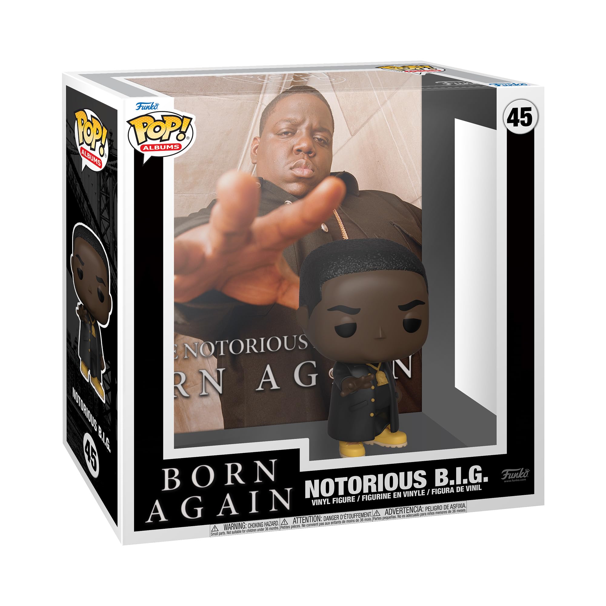 Funko POP! Albums: Biggie Smalls - Notorious BIG - Born Again - Collectable Vinyl Figure - Gift Idea - Official Merchandise - Toys for Kids & Adults - Model Figure for Collectors and Display