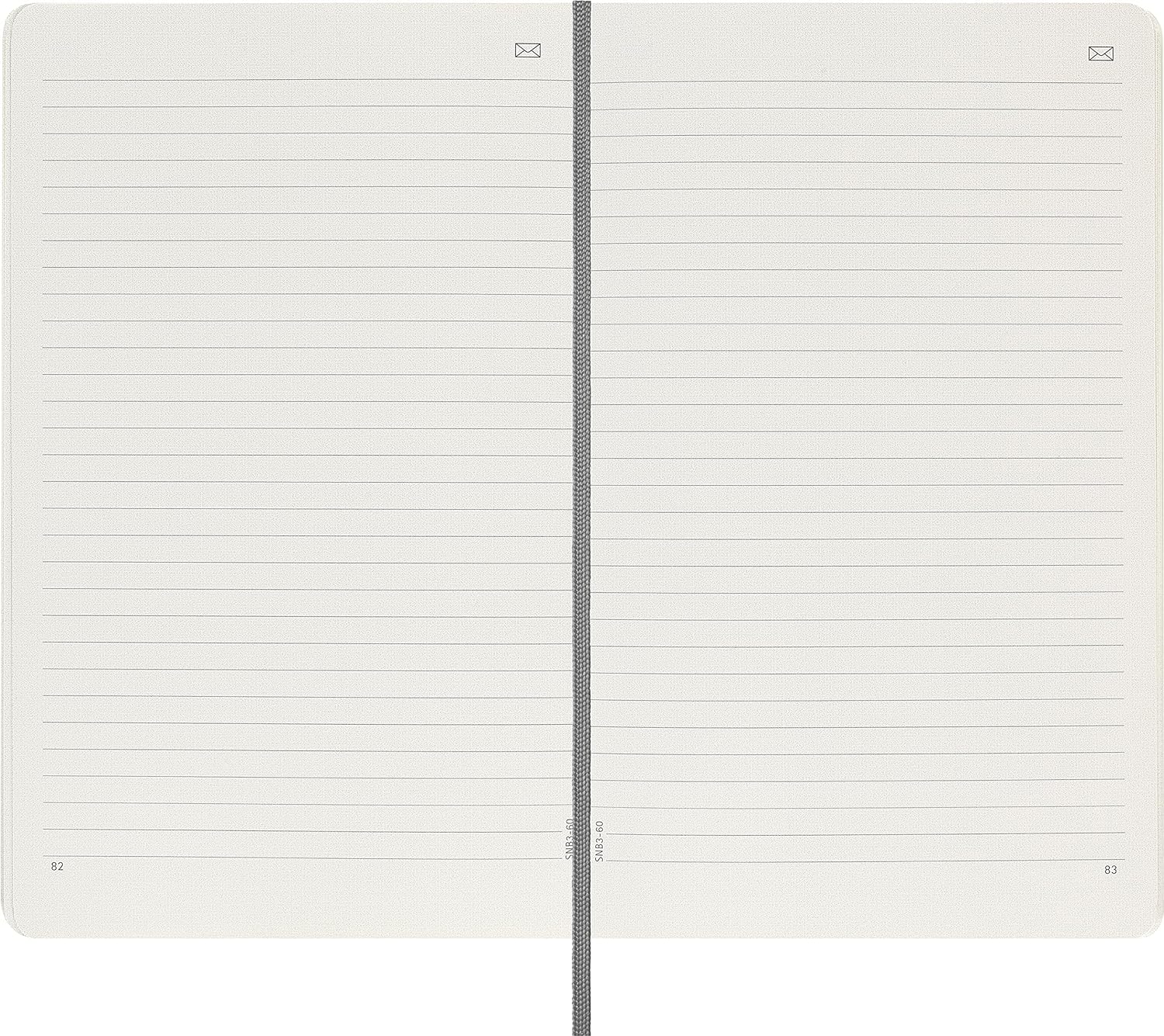 Moleskine Smart Notebook, Smart Writing System, Smart Notebook with Soft Cover, Ruled Pages and Elastic Closure, Large Format 13 x 21, Colour
