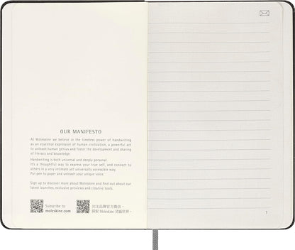 Moleskine Smart Notebook, Smart Writing System, Smart Notebook with Hard Cover, Ruled Pages and Elastic Closure, Pocket Size 9 x 14, Colour
