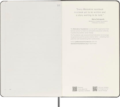 Moleskine Smart Notebook, Smart Writing System, Smart Notebook with Hard Cover, Blank Pages and Elastic Closure, Large Format 13 x 21, Colour