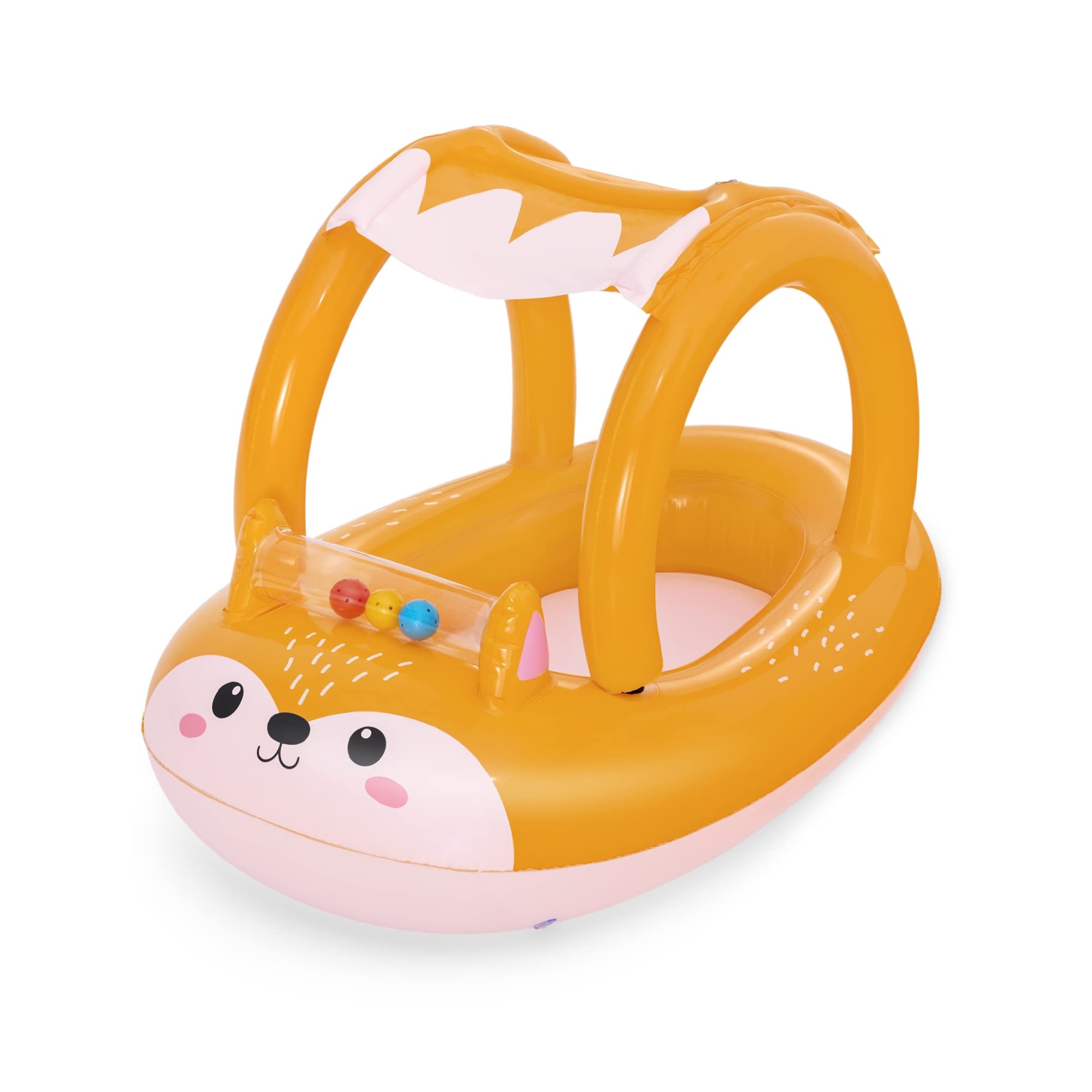 Bestway Inflatable Baby Float for Kids | Swimming Pool Inflatable, Swim Float, Pool Toys with Canopy for Boys and Girls, Multiple Designs