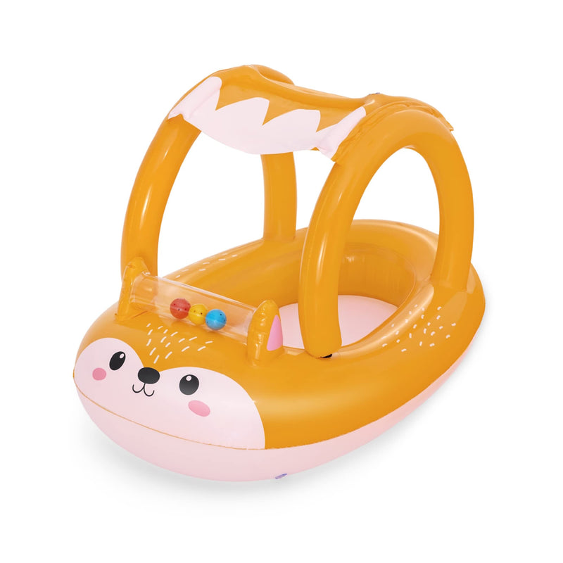 Bestway Inflatable Baby Float for Kids | Swimming Pool Inflatable, Swim Float, Pool Toys with Canopy for Boys and Girls, Multiple Designs