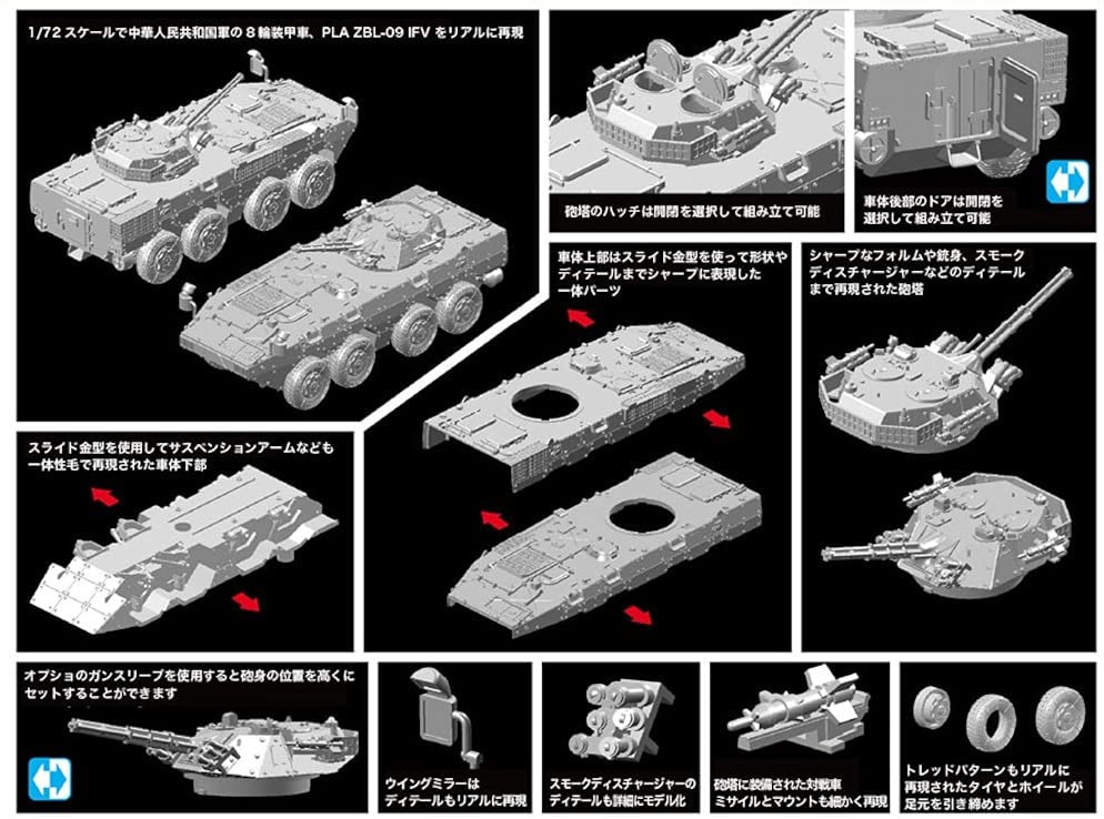 Dragon 1/72 Chinese Liberation Army PLA ZBL-09 IVF Plastic Model DR7682