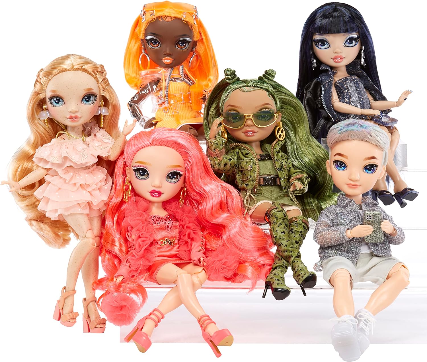 Rainbow High Fashion Doll – MICHELLE ST.CHARLES - Orange Doll – Fashionable Outfit & 10+ Colourful Play Accessories - For Collectors and Kids Ages 4-12 Years