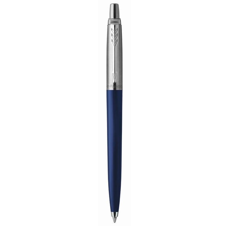 PARKER Jotter Originals - Blue Navy Ballpoint Pen with Chrome trims - medium Point - Blister