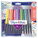Paper Mate Flair Metallic Felt Tip Pens Glittery Ink Shines on White Paper Assorted Colours Medium Point (0.7mm) 12 Count
