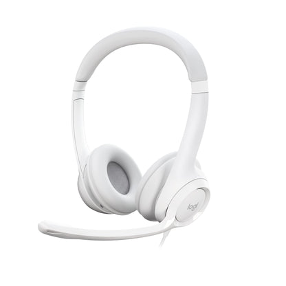 Logitech H390 Wired Headset for PC/Laptop, Stereo Headphones with Noise Cancelling Microphone, USB-A, In-Line Controls, Works with Chromebook - Off