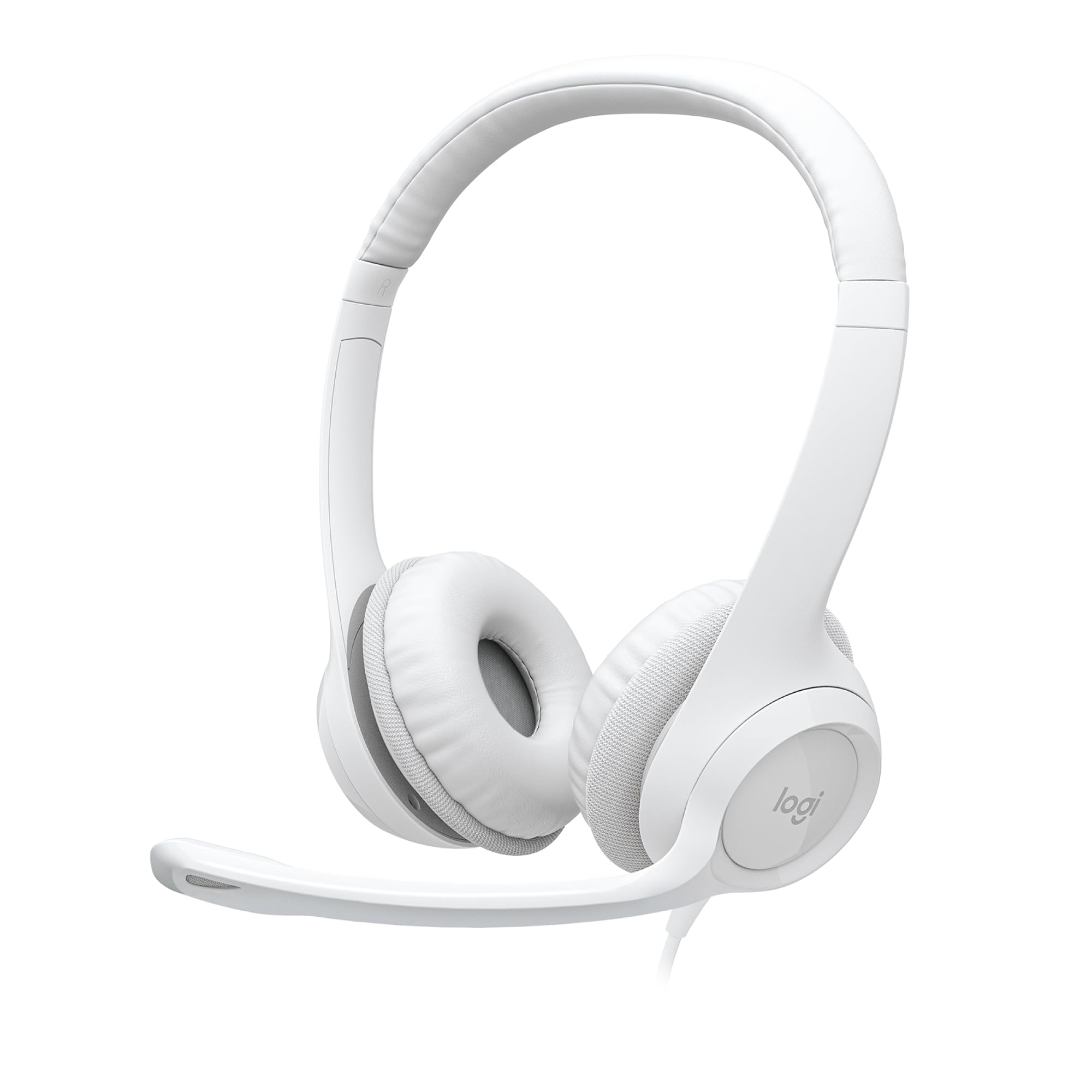 Logitech H390 Wired Headset for PC/Laptop, Stereo Headphones with Noise Cancelling Microphone, USB-A, In-Line Controls, Works with Chromebook - Off