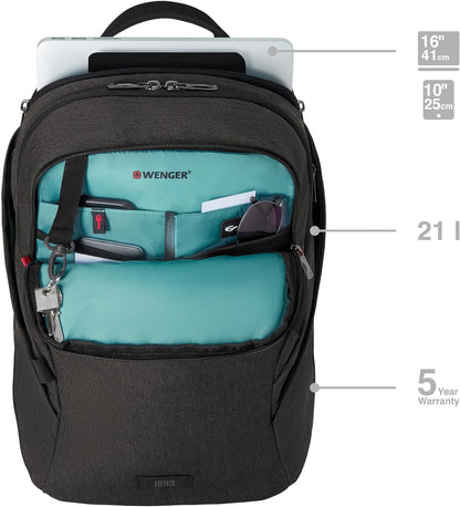 Wenger MX Light notebook case 40.6 cm (16") Backpack Grey