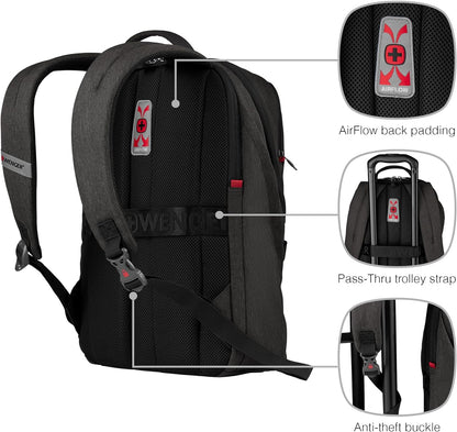 Wenger MX Light notebook case 40.6 cm (16") Backpack Grey