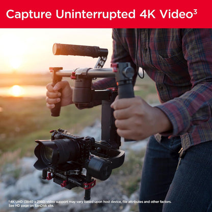 SanDisk Extreme SDXC UHS-I Speicherkarte 128 GB (V30, 180 MB/s Übertragung, U3, 4K UHD Videos, SanDisk QuickFlow-Technologie, wasserdicht, stoßfest, temperaturbeständig