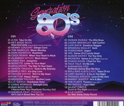 GENERATION 80s – THE GREATEST HITS OF THE DECADE (präsentiert von Markus)