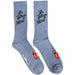 Rolling Stones Script Logo (US Men's Shoe Size 8 - 12) Socks Tie-Dye