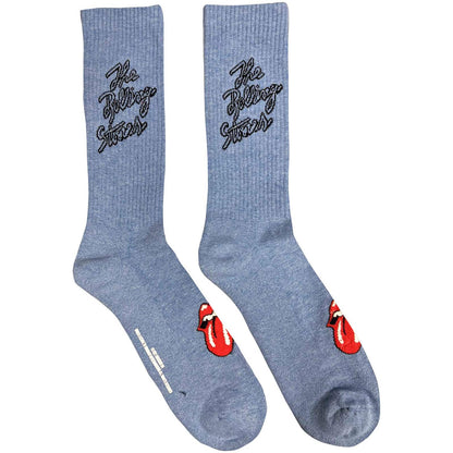 Rolling Stones Script Logo (US Men's Shoe Size 8 - 12) Socks Tie-Dye