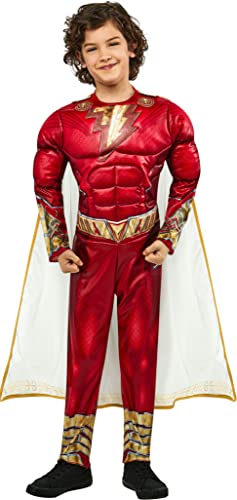 Rubie's Official DC Shazam! Fury of the Gods Shazam Boys Costume, Kids Superhero Fancy Dress