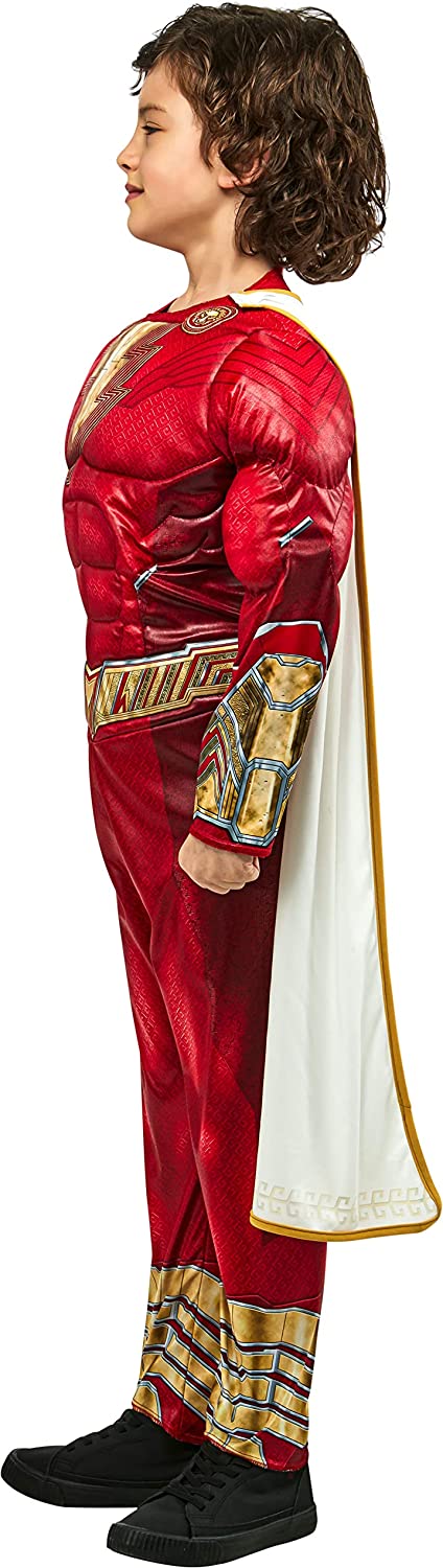 Rubie's Official DC Shazam! Fury of the Gods Shazam Boys Costume, Kids Superhero Fancy Dress