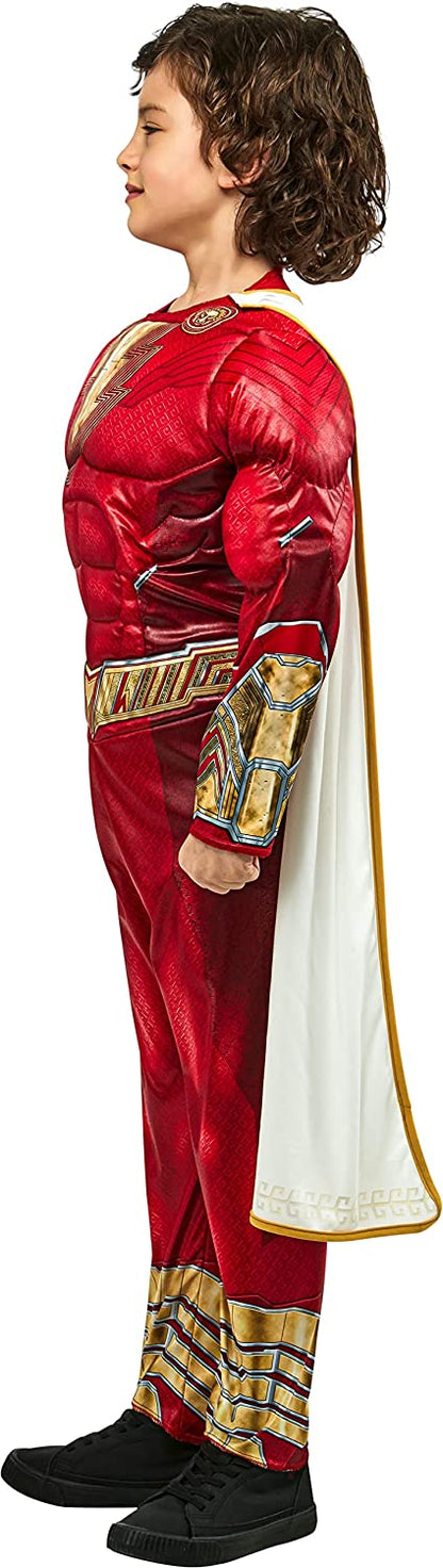 Rubie's Official DC Shazam! Fury of the Gods Shazam Boys Costume, Kids Superhero Fancy Dress