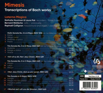 Mimesis-Transcriptions of Bach Works