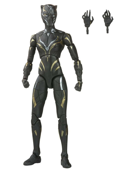 Marvel Legends Series Black Panther Wakanda Forever 6-inch Black Panther Figure with 2 Accessories 6 inch (Pack of 1)