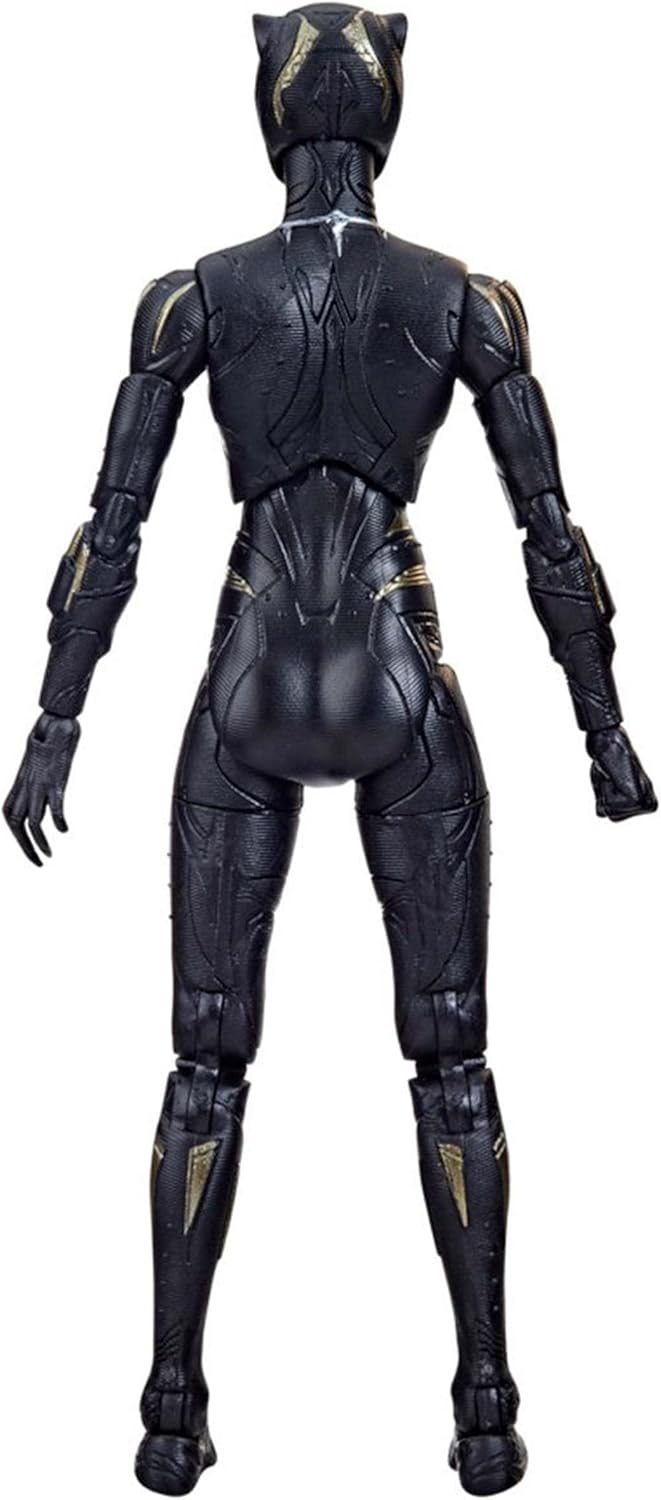 Marvel Legends Series Black Panther Wakanda Forever 6-inch Black Panther Figure with 2 Accessories 6 inch (Pack of 1)