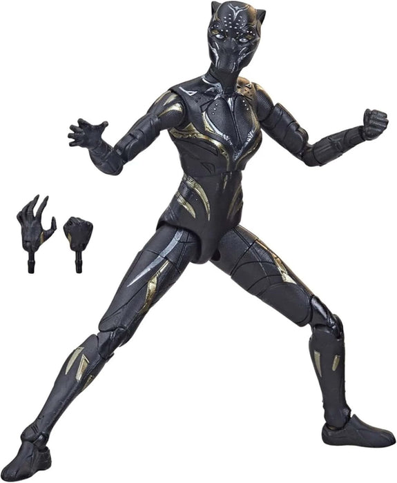 Marvel Legends Series Black Panther Wakanda Forever 6-inch Black Panther Figure with 2 Accessories