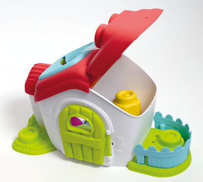 Clementoni - 17767 - Soft Clemmy Sensory Farm - Soft Building Blocks, Clemmy Soft Blocks For 6 Months, Building Bricks Washable, Construction Kids, Early Development & Activity Toys, Made In Italy