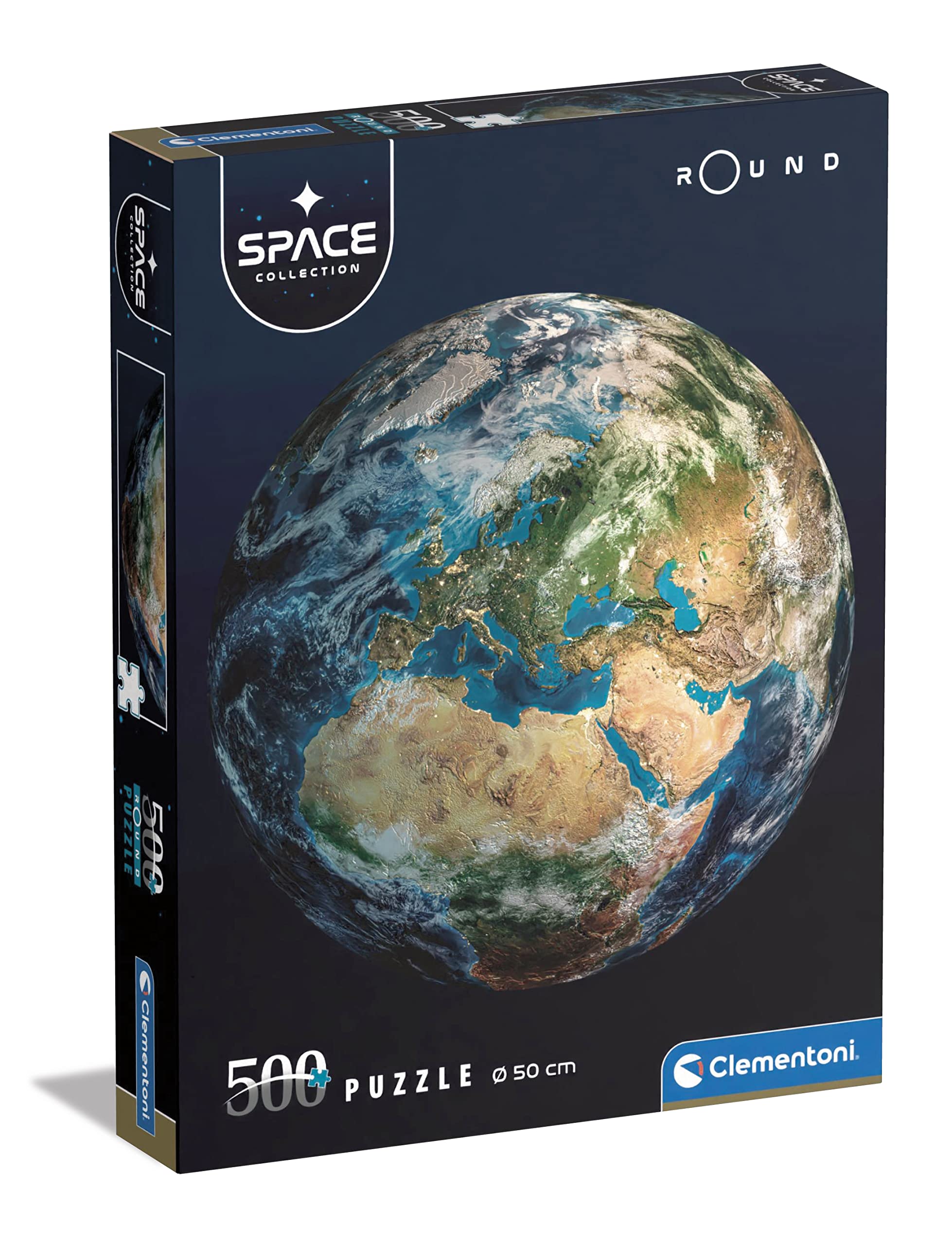 Clementoni 35152 Space Collection Earth 500 Pieces, Jigsaw Puzzle for Adults-Made in Italy