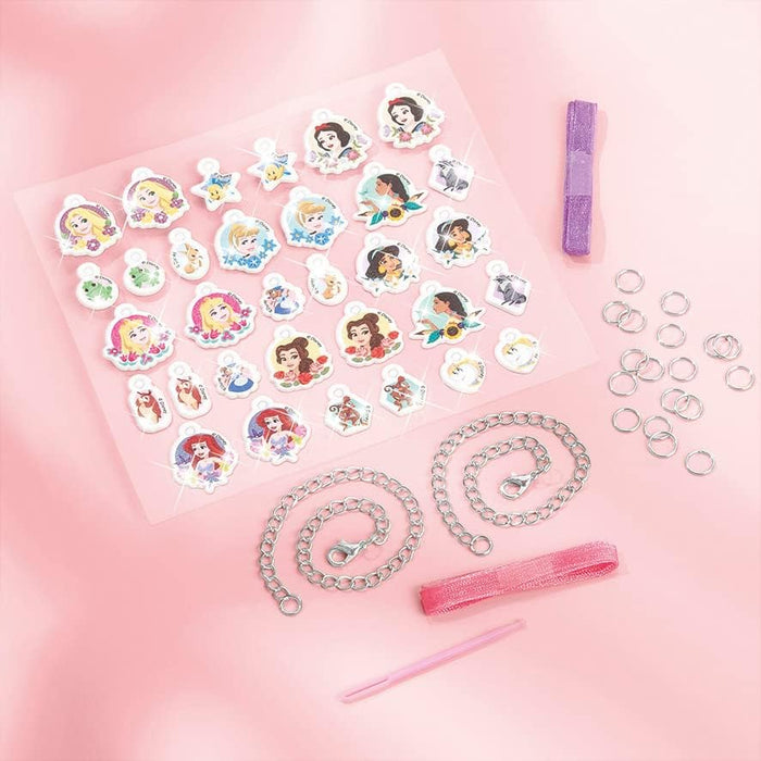 Totum Disney Princess Charm Bracelet Kit, Pink,Purple,Silver, Medium