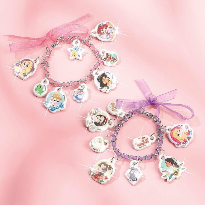 Totum Disney Princess Charm Bracelet Kit, Pink,Purple,Silver, Medium