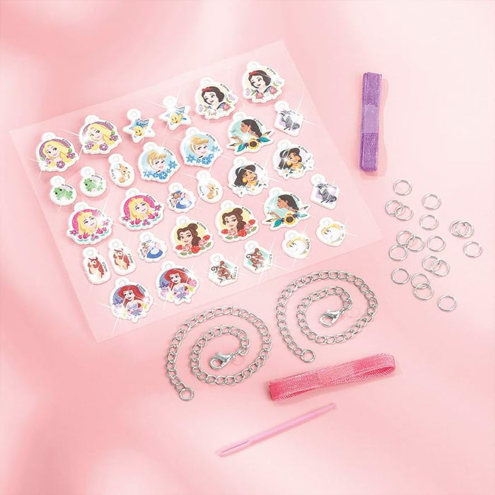 Totum Disney Princess Charm Bracelet Kit, Pink,Purple,Silver, Medium