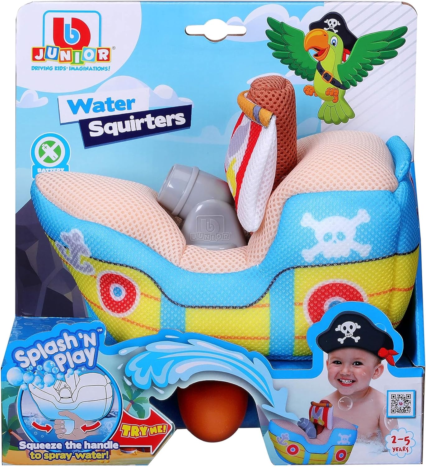 Bb Junior - Splashn Play Water Squirters Pirate Ship (1689062)