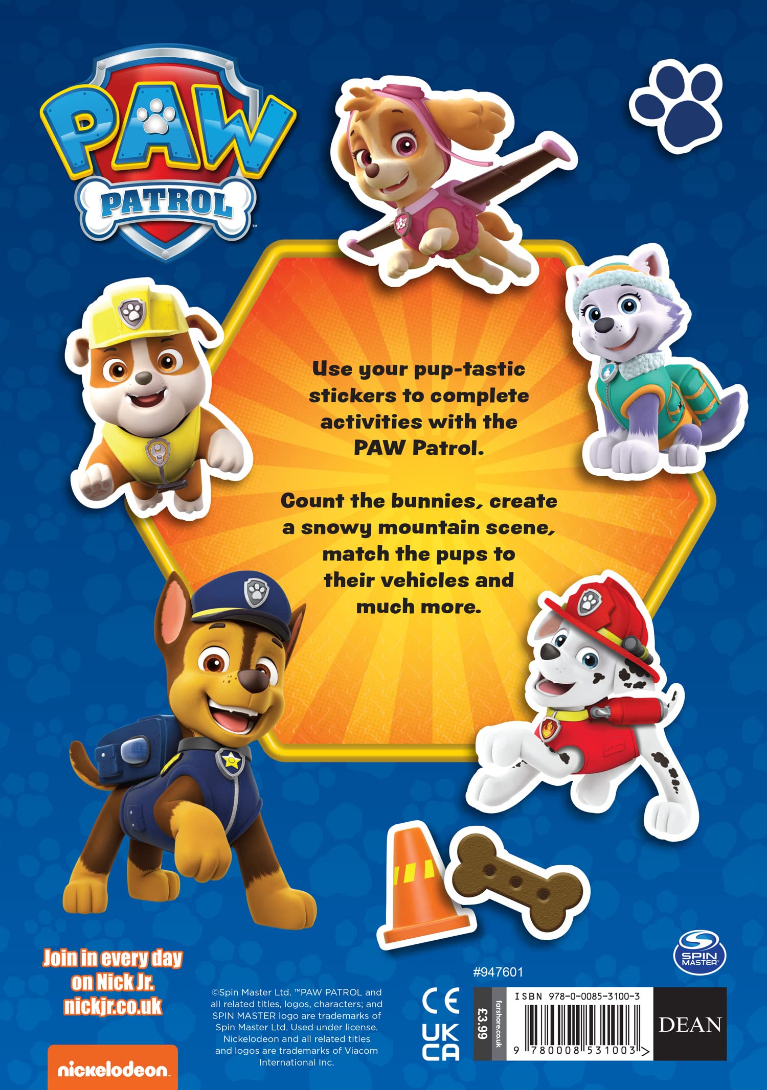 Paw Patrol Sticker Book